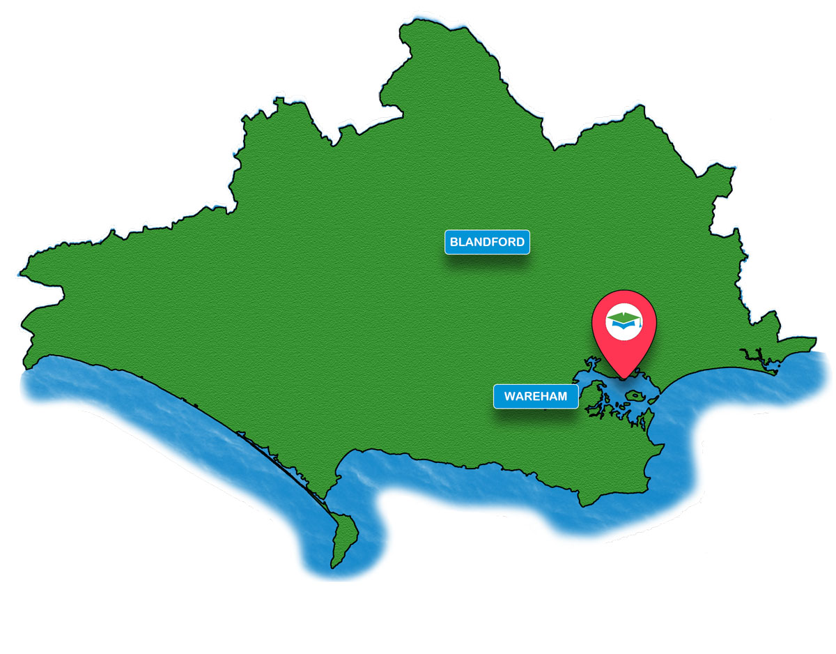 School trip Isle of Wight location map for Splashdown